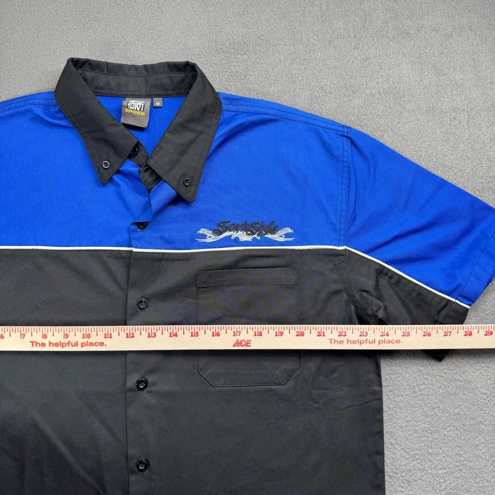 Savi Speed Shirt Men M Blue Black 